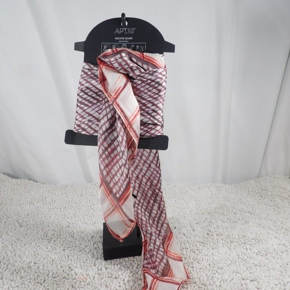 APT.9 Necktie Scarf Coral - Picture 2 of 3